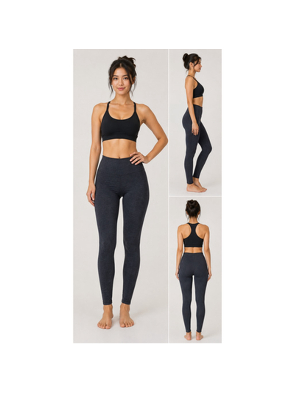 Aritzia TNA Atmosphere Full Length Leggings XS Dark Heather High Waisted Yoga